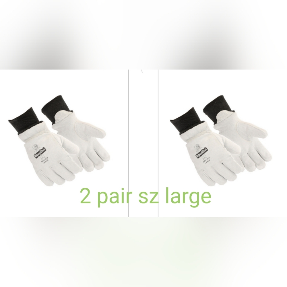 NEW! Refrigiwear Cowhide Freezer Dexterity Glove sz large NWT